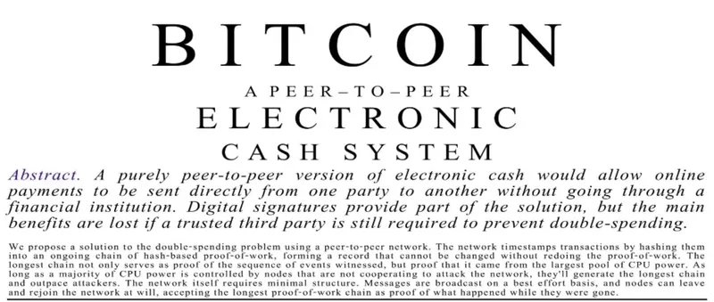 Bitcoin white paper